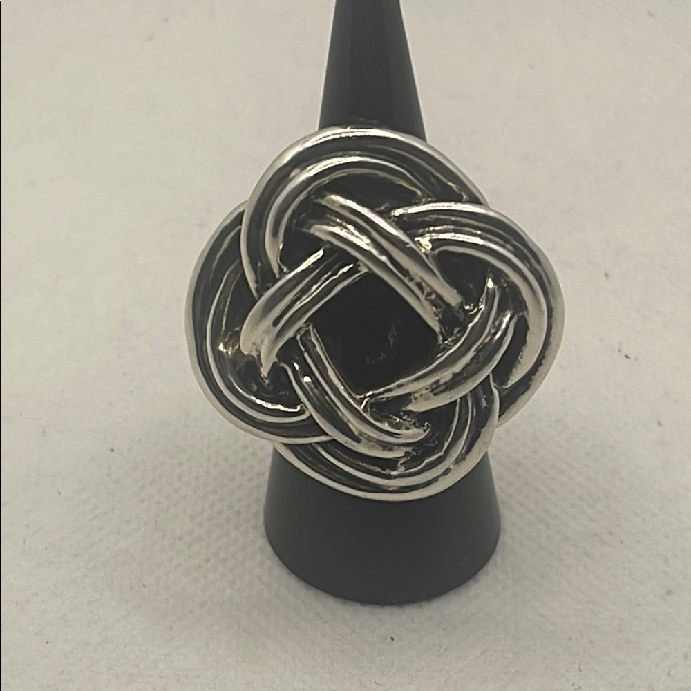 Eternal Knot Mexican Sterling Silver 925 Ring